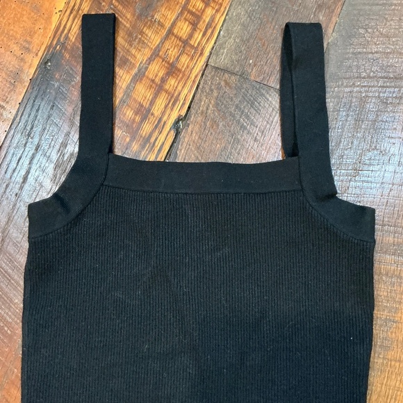 Babaton Sculpt Knit Midi Dress Black Size S - Picture 4 of 8